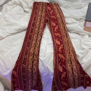 Flared boho pants